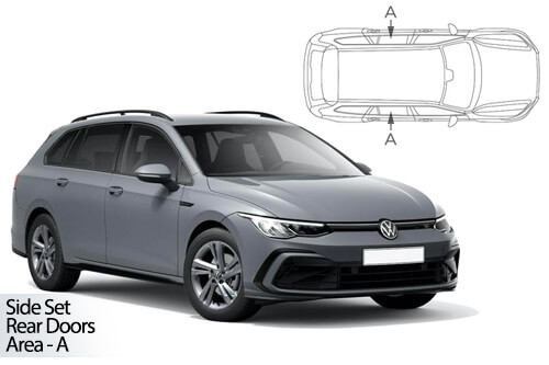 Parasolare Carshades Compatibile Volkswagen Golf Mk8 2020-Prezent Combi/ Break