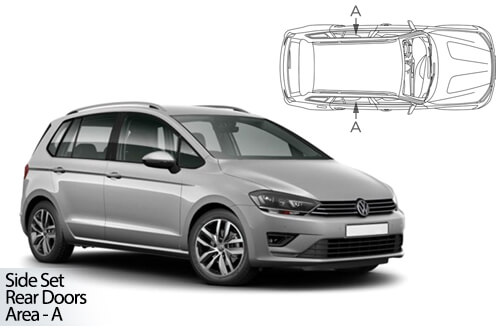 Parasolare Carshades Compatibile Volkswagen Golf Sporstvan 2013-2020 Monovolum