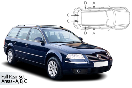 Parasolare Carshades Compatibile Volkswagen Passat B5 1997-2004 Combi/ Break