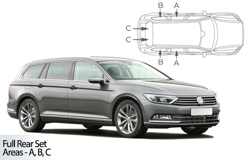 Parasolare Carshades Compatibile Volkswagen Passat B8 2015-Prezent Combi/ Break