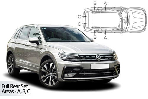 Parasolare Carshades Compatibile Volkswagen Tiguan II 2016-Prezent SUV