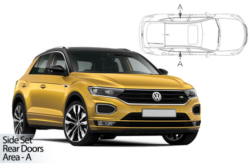 Parasolare Carshades Compatibile Volkswagen T-Roc 2017-Prezent SUV